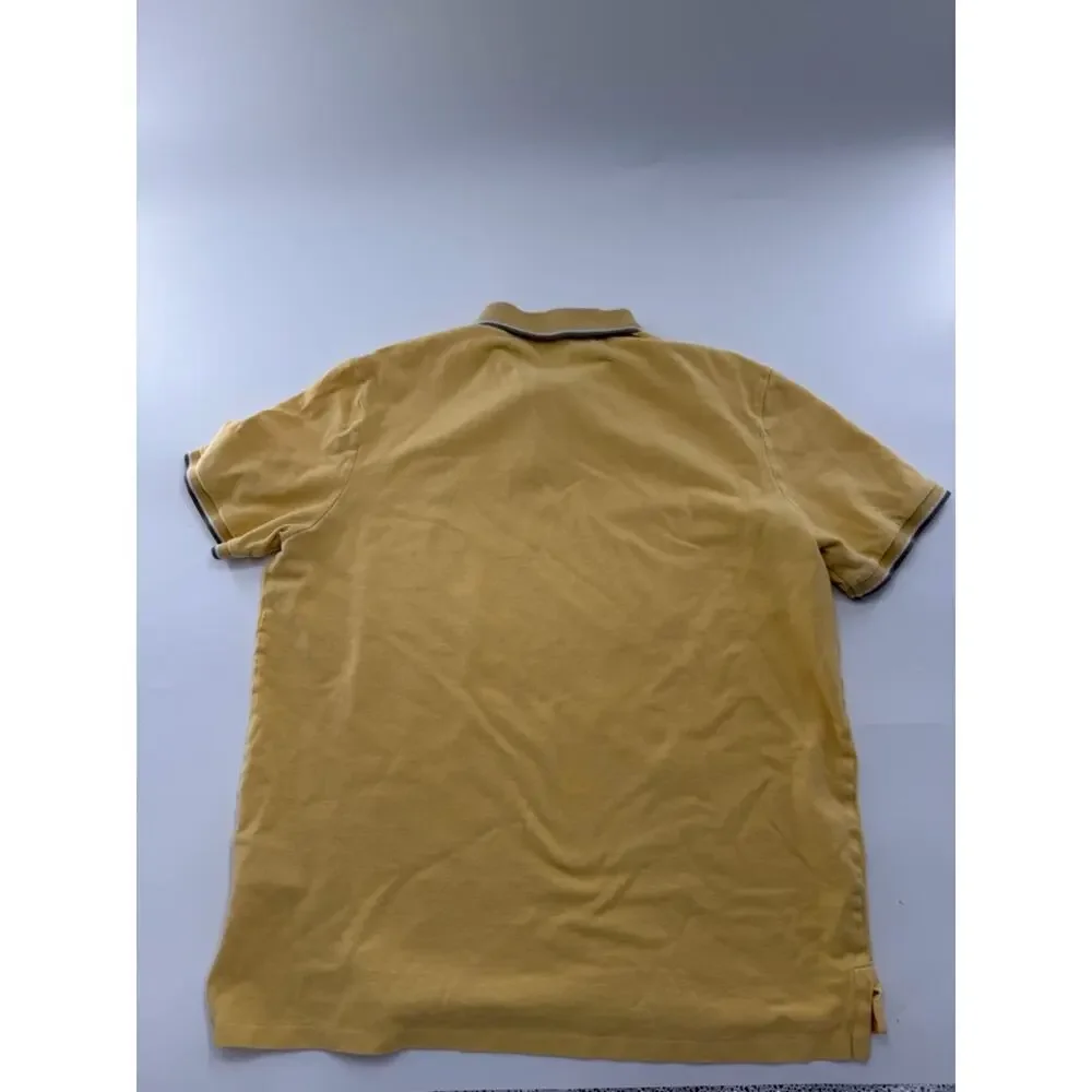 POLO Ralph Lauren Men’s Butter Yellow Polo Shirt Short Sleeve Cotton Large